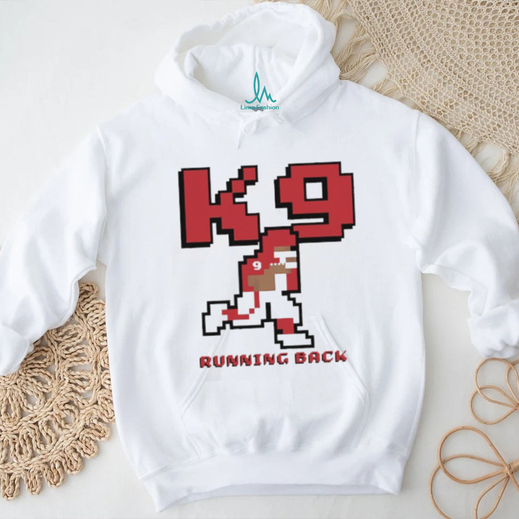 K9 Running Back Retro 8 Bit Pixel Art Football T Shirt