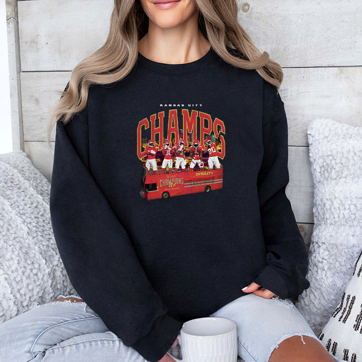 KC CHAMPS Parade World Champions 4x T Shirt