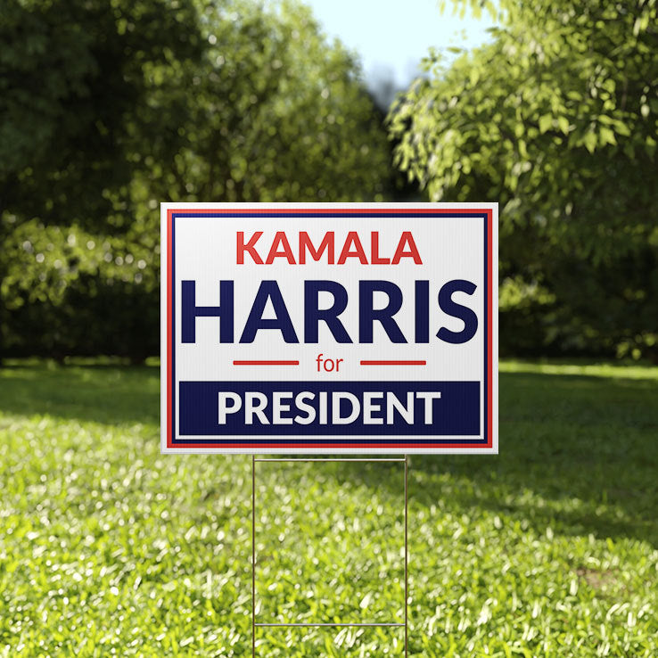 Kamala Haris For President Yard Sign
