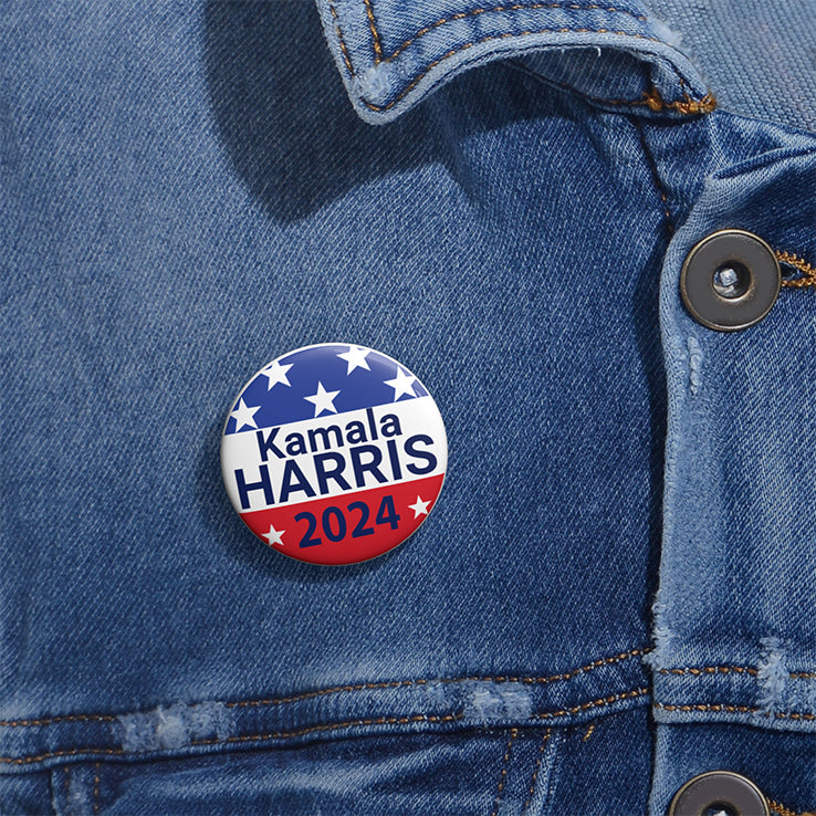 Kamala Harris Custom Pin Button