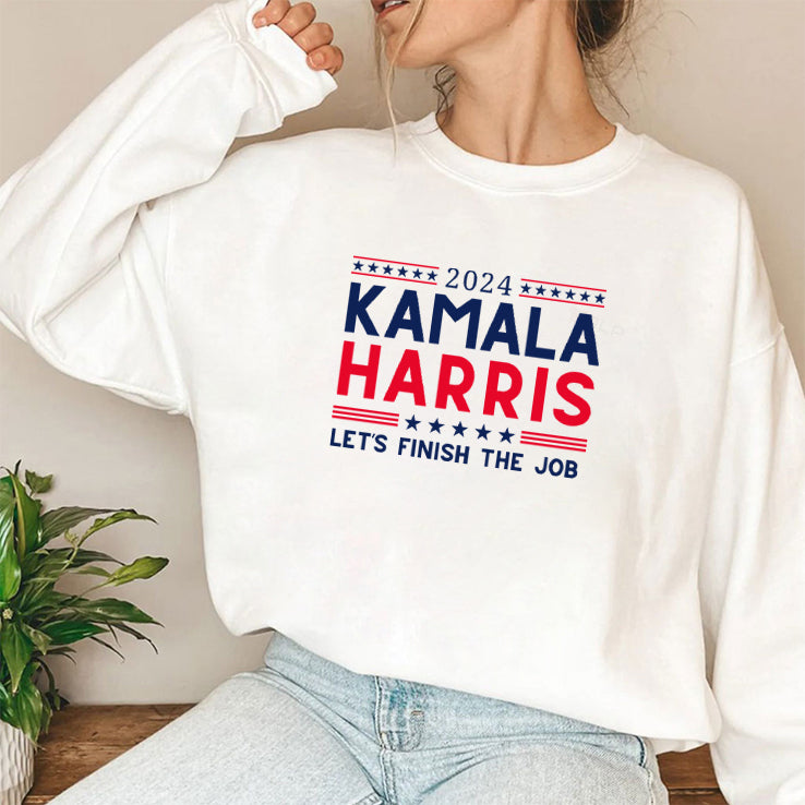 Kamala Harris 2024 Let’s Finish The Job T Shirt