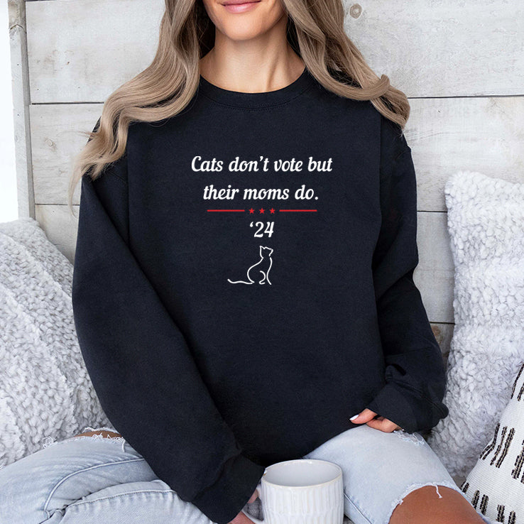 Kamala Harris Cats Don’t Vote But Their Moms Do President 2024 Shirt
