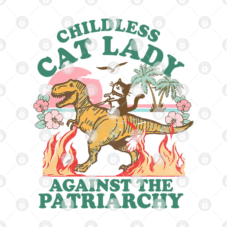 Kamala Harris Childless Cat Lady Against The Patriarchy Shirt