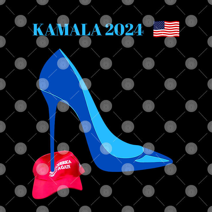 Kamala Harris For President 2024 High Heel Crushed MAGA Hat Shirt
