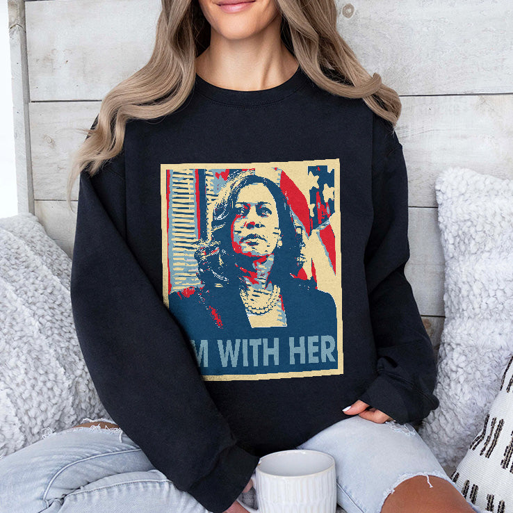 Kamala Harris For President I’m With Her 2024 Shirt
