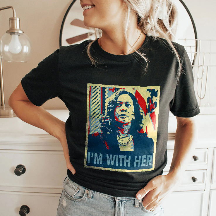 Kamala Harris For President I’m With Her 2024 Shirt
