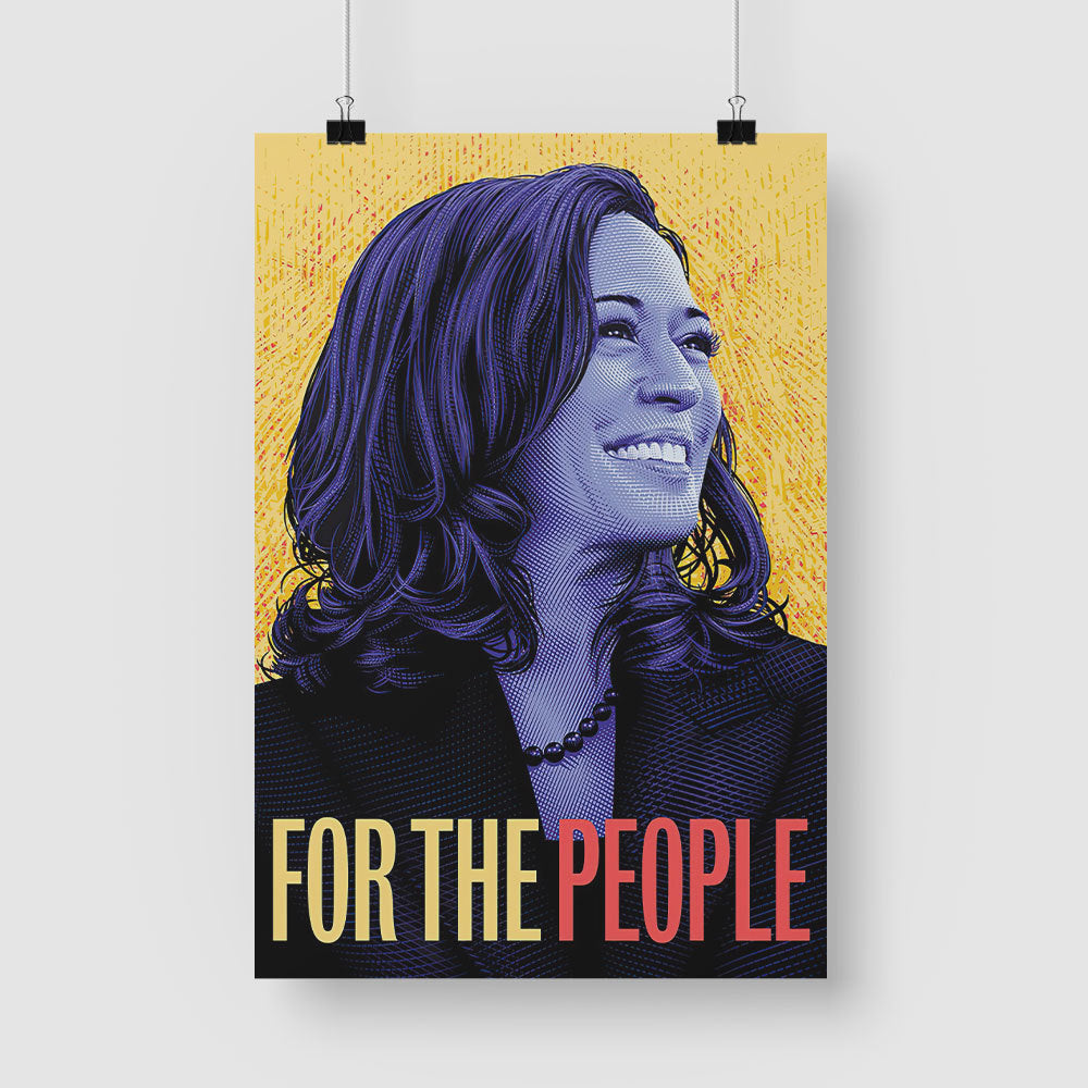 Kamala Harris For The People Poster
