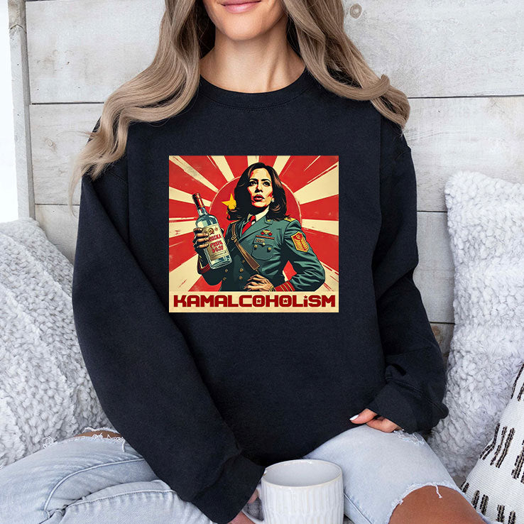 Kamala Harris Hammered Kamalacoholism Communism Shirt