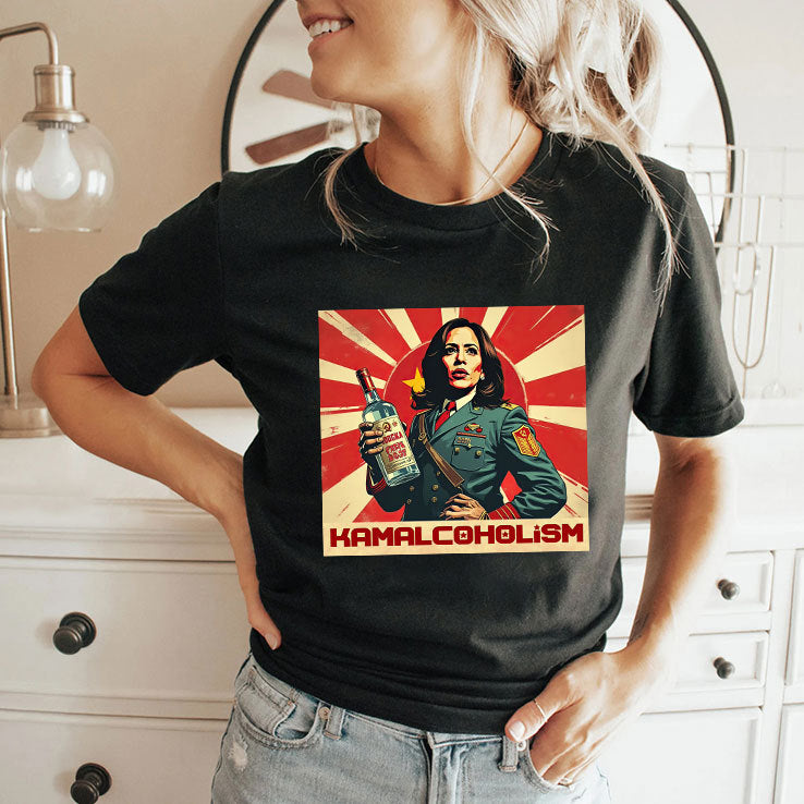 Kamala Harris Hammered Kamalacoholism Communism Shirt