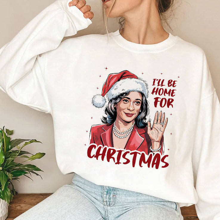 Kamala Harris I’ll Be Home For Christmas T Shirt