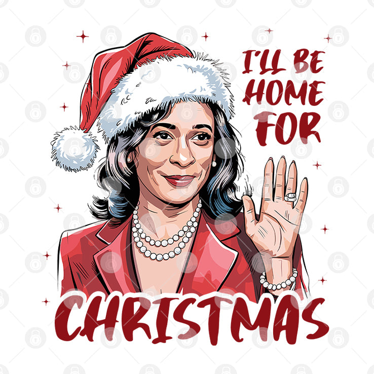Kamala Harris I’ll Be Home For Christmas T Shirt