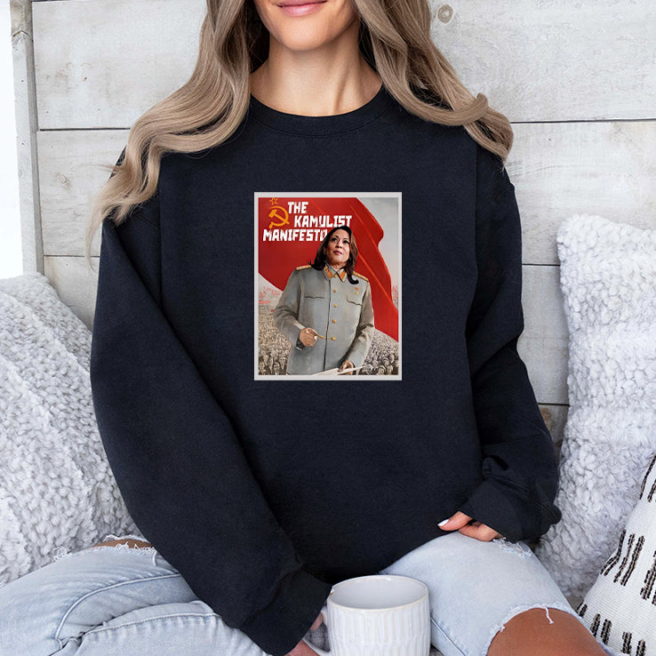 Kamala Harris The Communist Kamulist Manifesto T Shirt