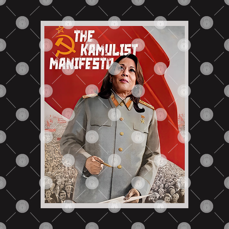 Kamala Harris The Communist Kamulist Manifesto T Shirt