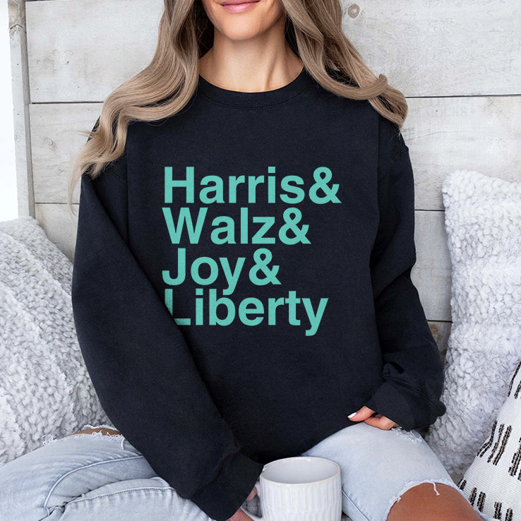 Kamala Harris & Walz & Joy & Liberty Shirt