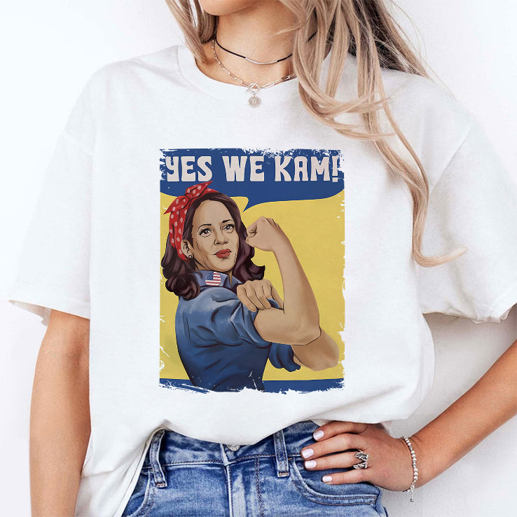Kamala Harris Yes We Kam T Shirt