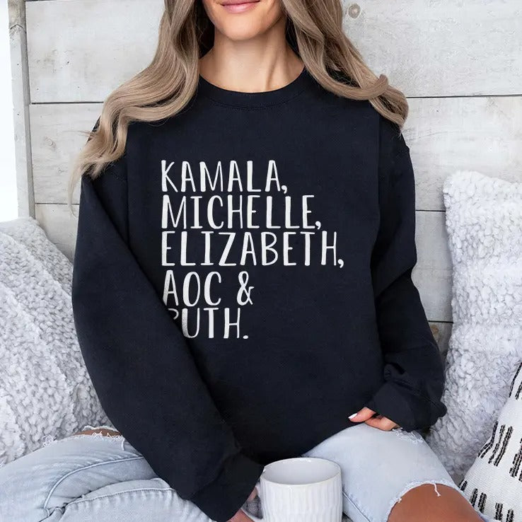 Kamala Michelle Elizabeth Aoc & Ruth T Shirt