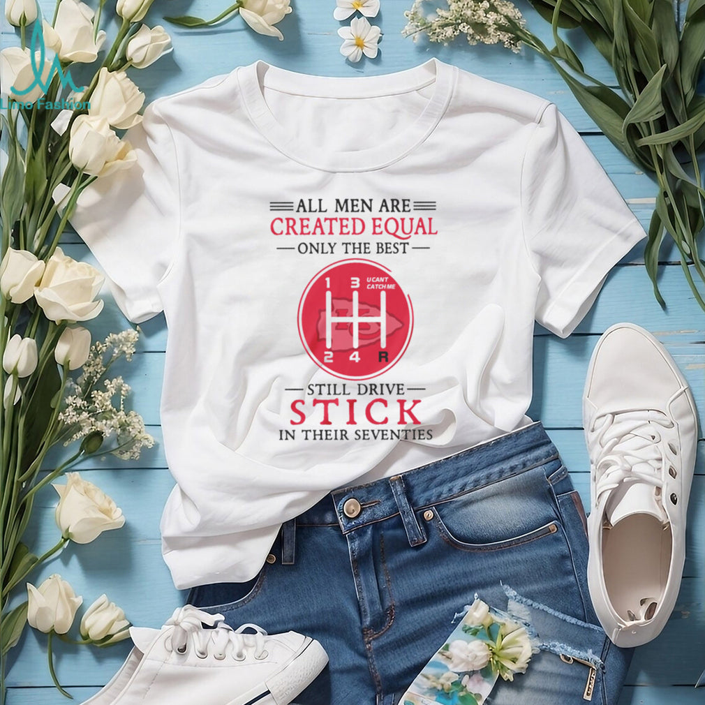 Kansas City Chiefs 70th Birthday Celebration T Shirt Stick Shift Manual Gear T Shirt