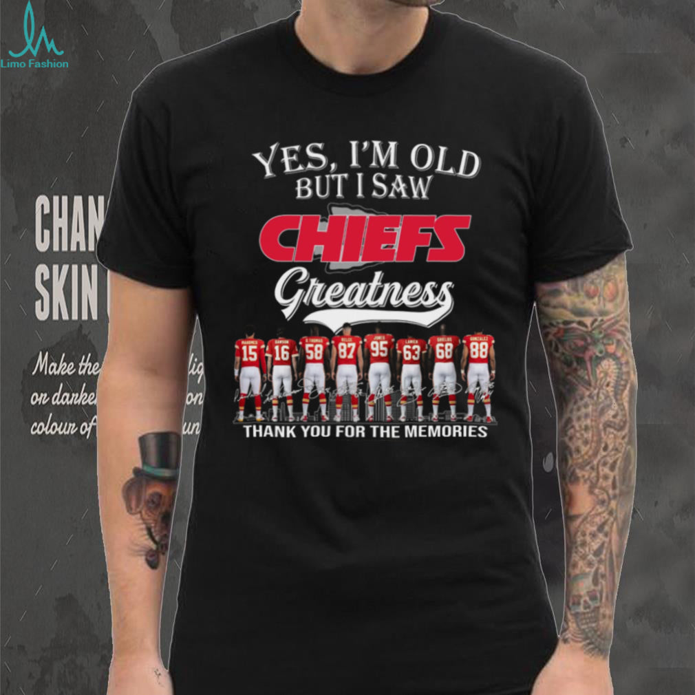 Kansas City Chiefs Football Team Legends Retro Style Greatness Gift For Loyal Fans Shirt