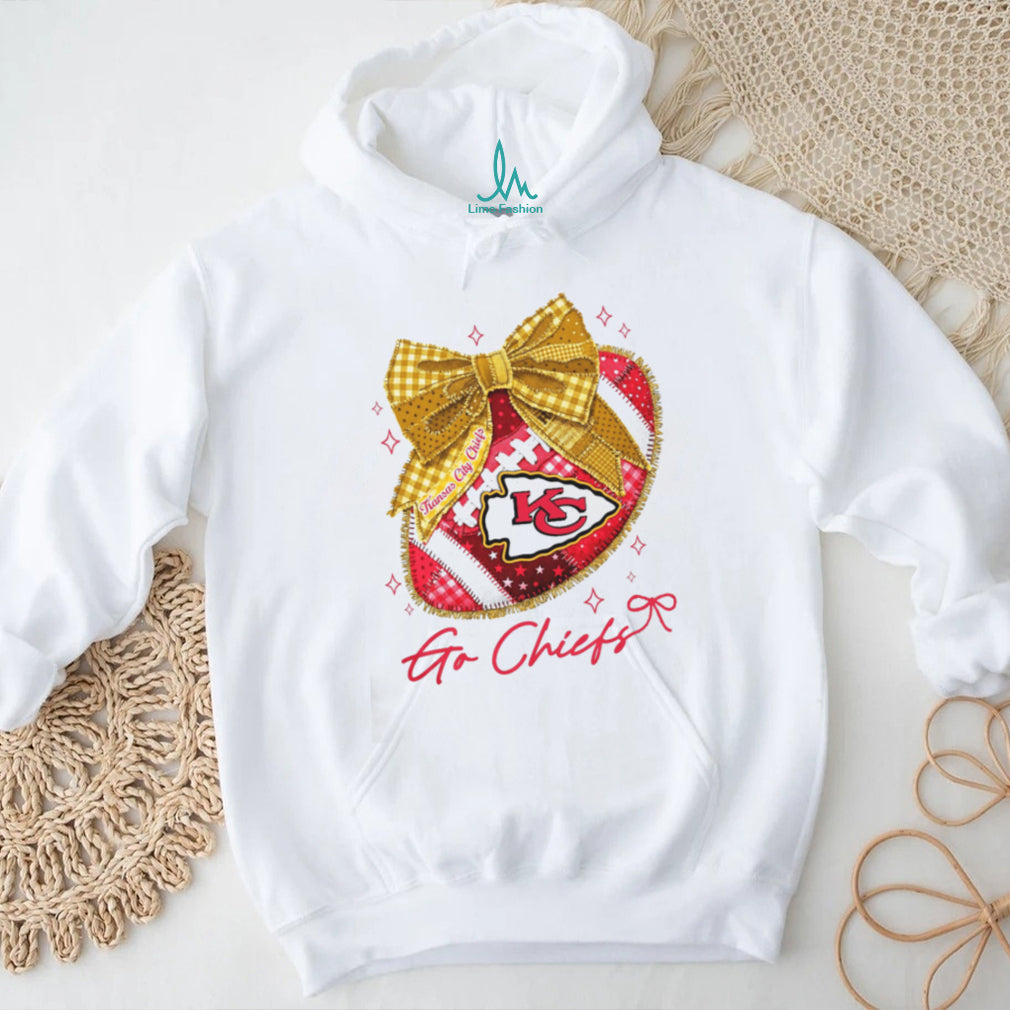 Kansas City Chiefs Go Chiefs Gameday Football Bow T Shirt