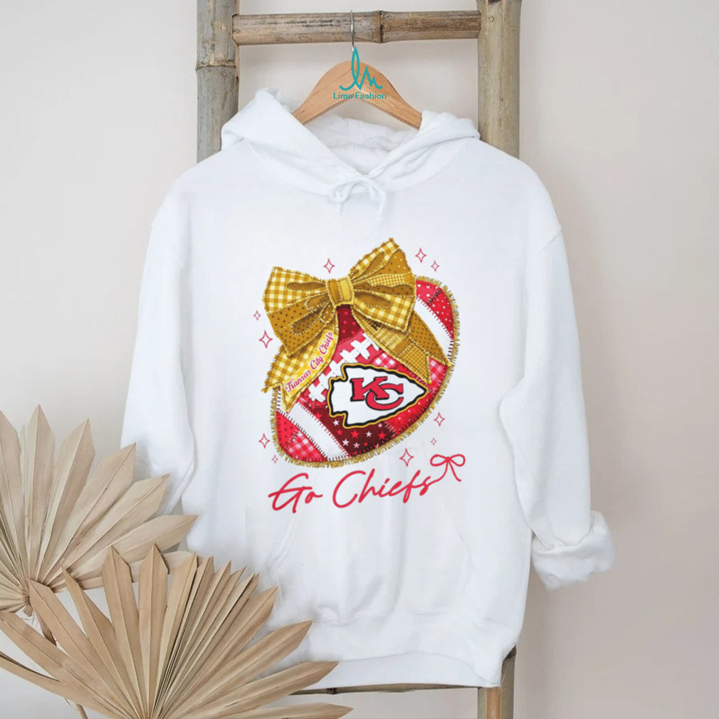 Kansas City Chiefs Go Chiefs Gameday Football Bow T Shirt