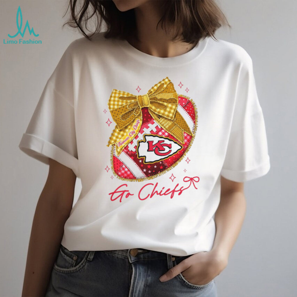 Kansas City Chiefs Go Chiefs Gameday Football Bow T Shirt