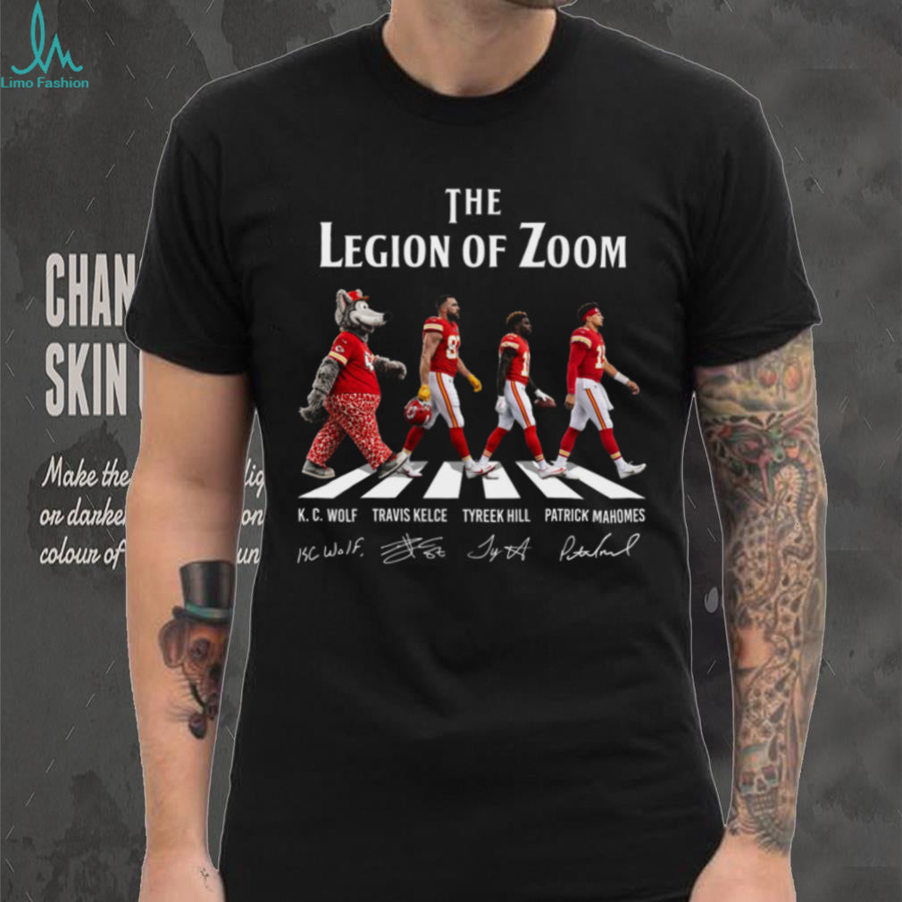 Kansas City Chiefs Legion Of Zoom Football Stars Modern Retro Style Men Fans Shirt