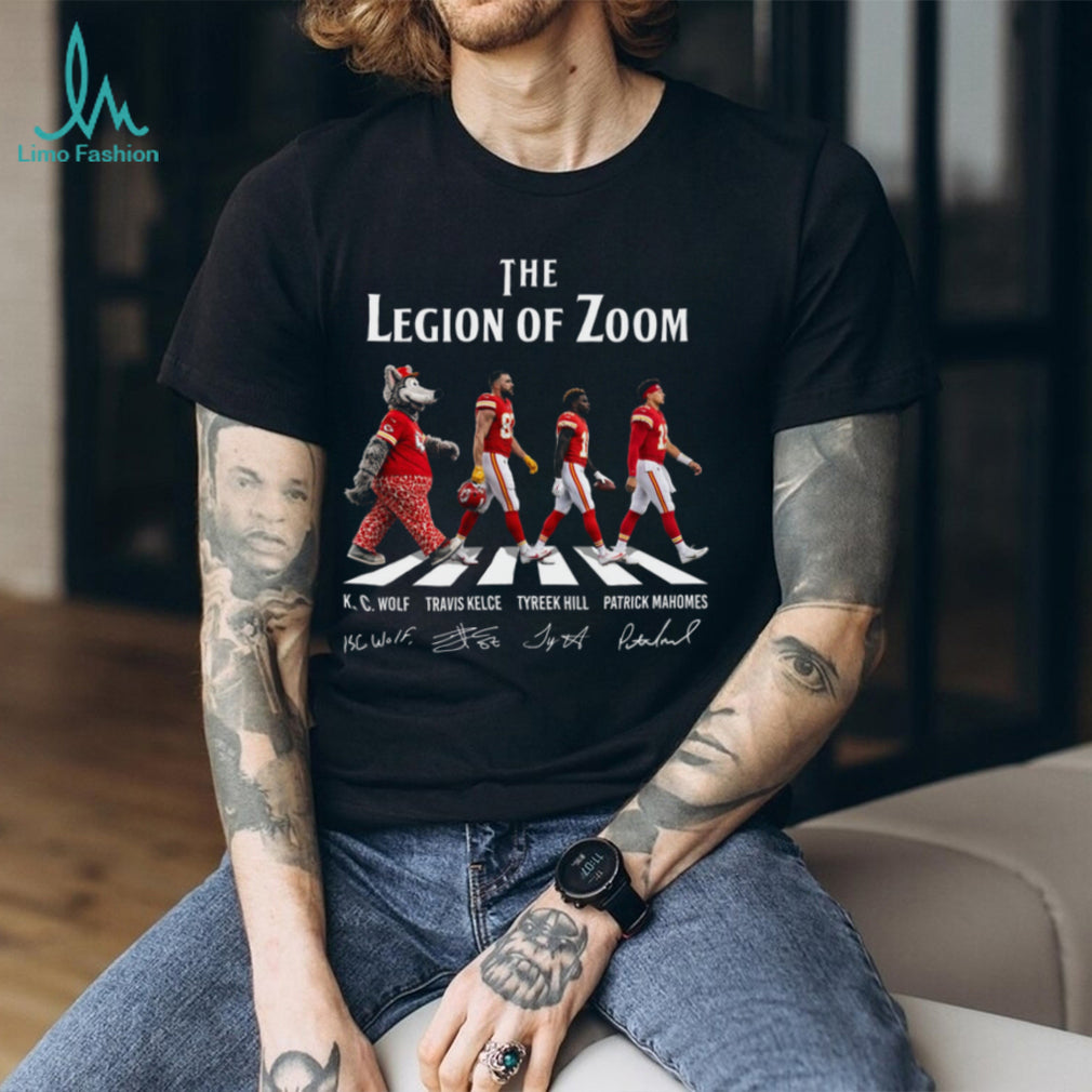 Kansas City Chiefs Legion Of Zoom Football Stars Modern Retro Style Men Fans Shirt