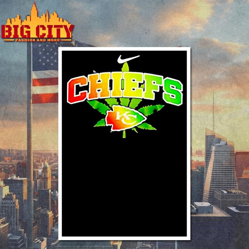 Kansas City Chiefs Marijuana Weed Leaf Shirt