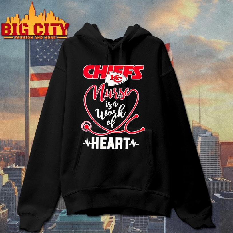 Kansas City Chiiefs Nurse Is A Work Of Heart Shirt