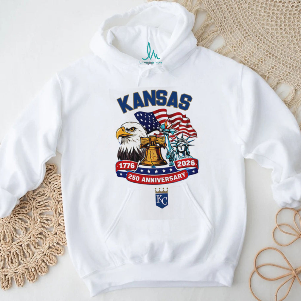 Kansas City Royals 250th Anniversary 1776 2026 Patriotic Baseball Jersey T Shirt