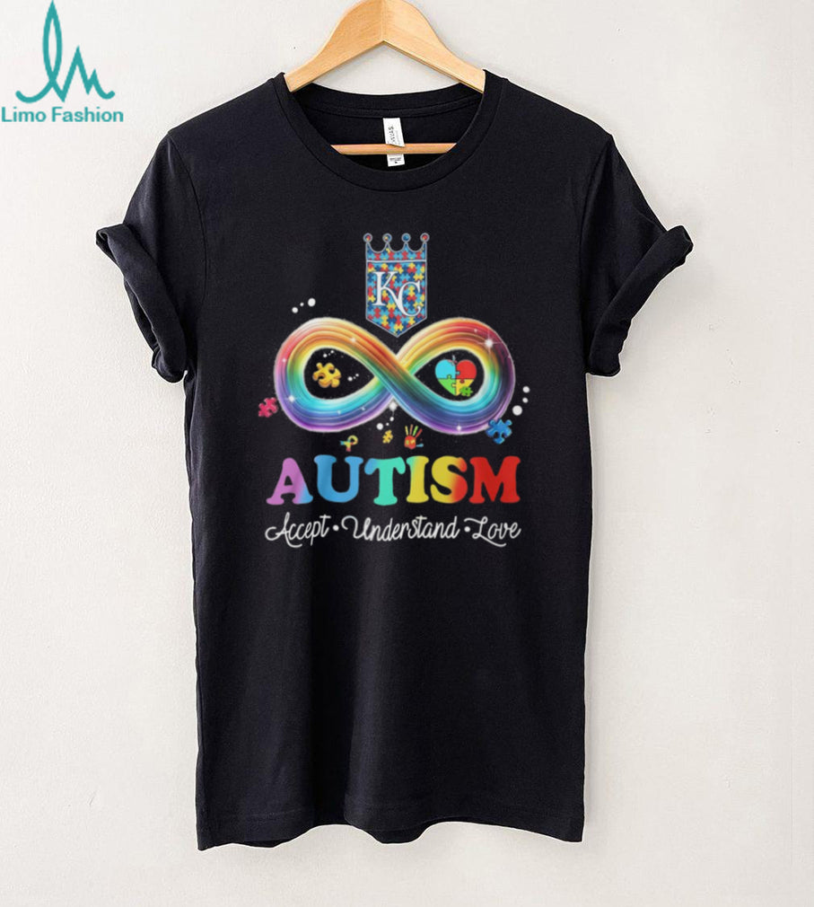 Kansas City Royals Autism Awareness Accept Understand Love Infinity T Shirt