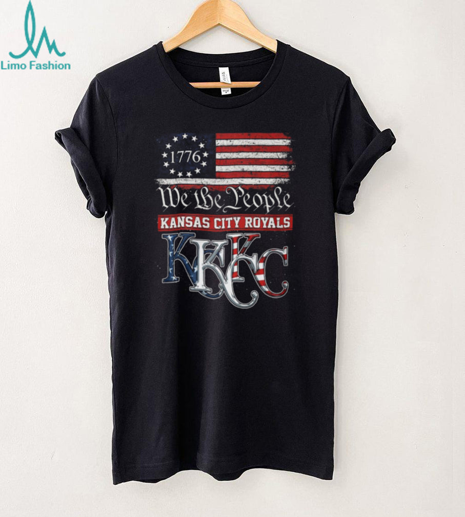 Kansas City Royals We The People 1776 Patriotic American Flag T Shirt