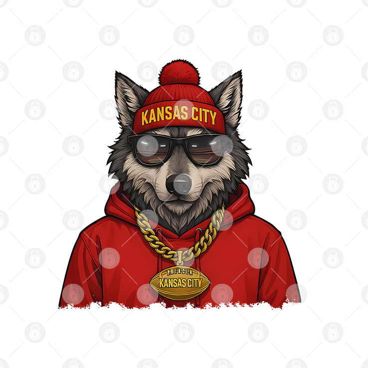 Kansas City Wolf T Shirt