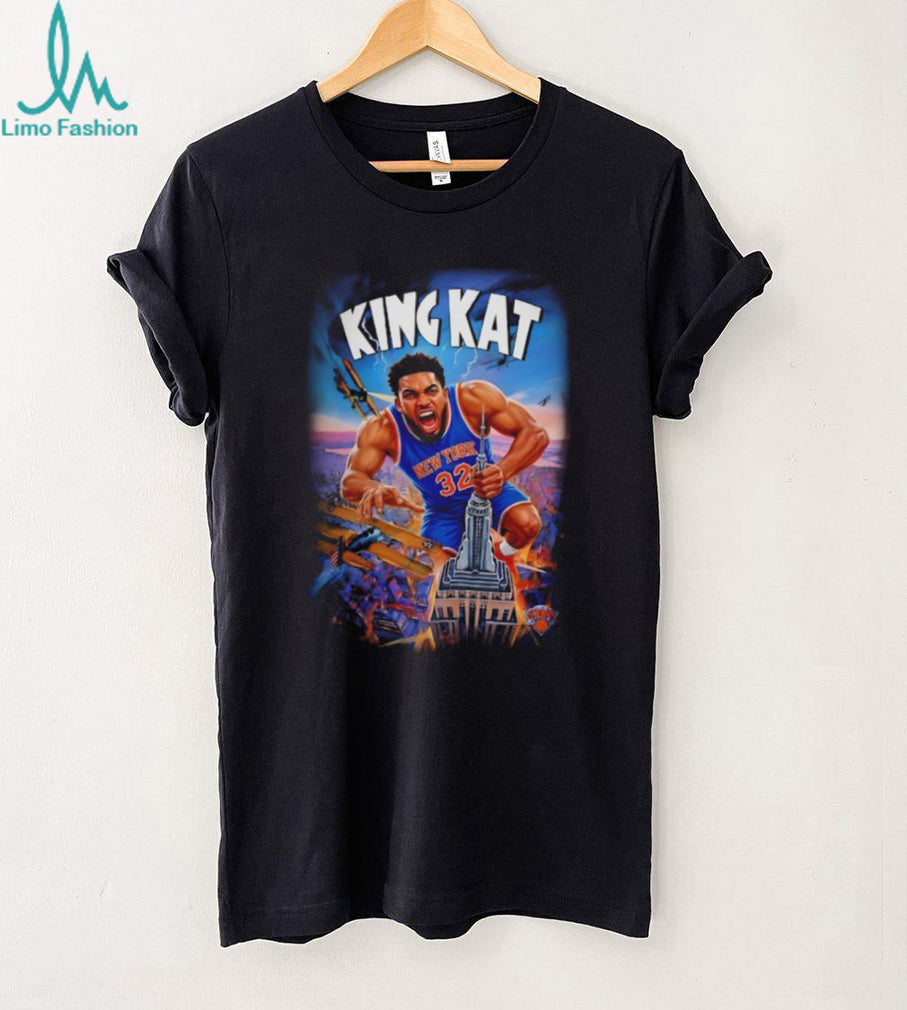 Karl Anthony Towns King Kat New York Empire State Graphic T Shirt