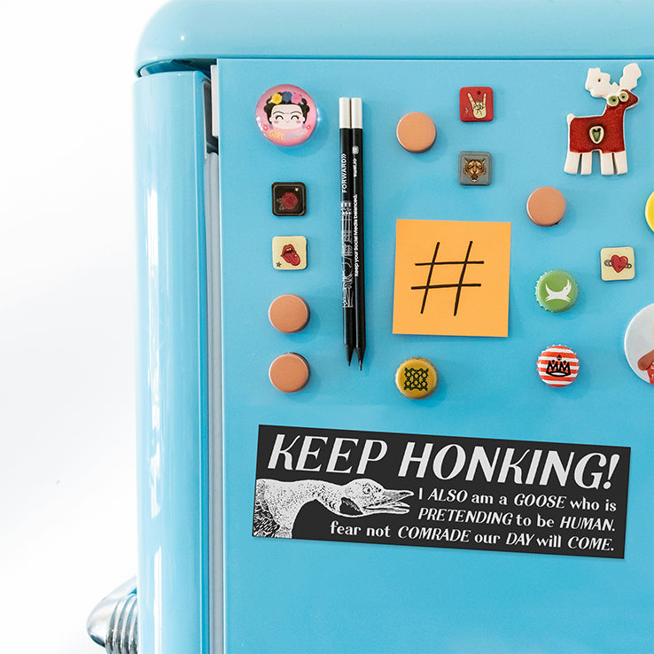 Keep Honking Goose Espionage Car Magnet