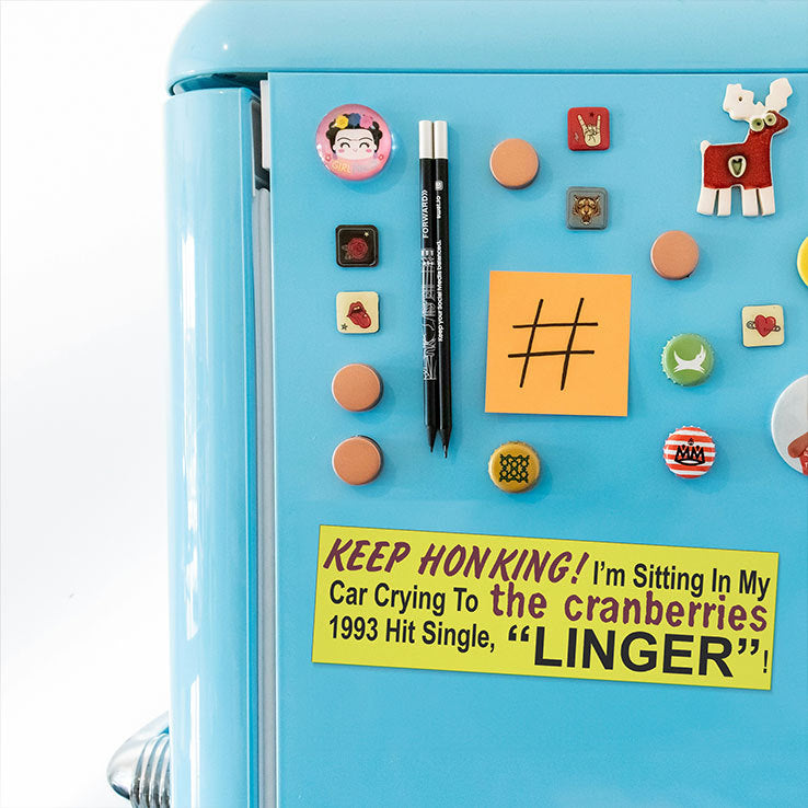 Keep Honking I’m Sitting In My Car Crying To The Cranberries 1993 Hit Single Linger Car Magnet