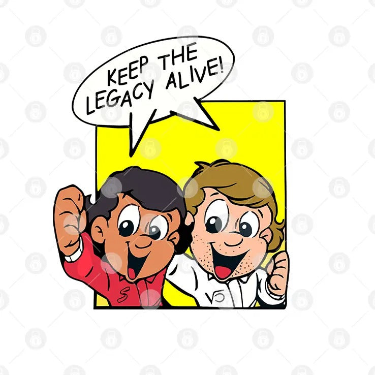 Ayrton Senna Keep The Legacy Alive Senninha Shirt