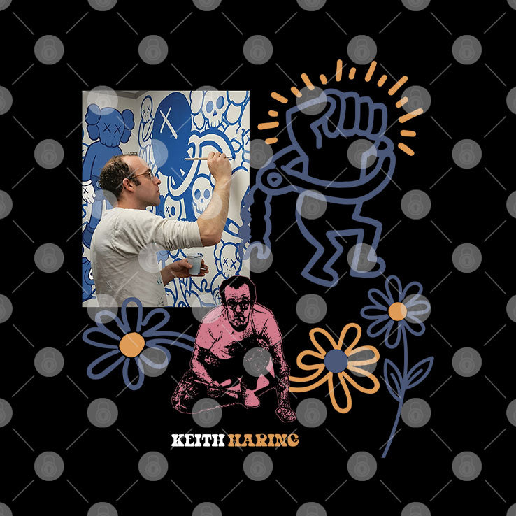 Keith Haring Tribute T Shirt