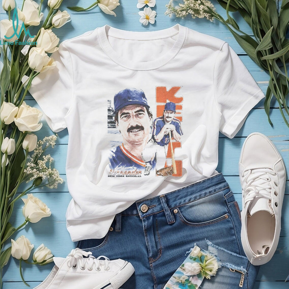 Keith Hernandez New York Baseball Legend Retro Portrait T Shirt
