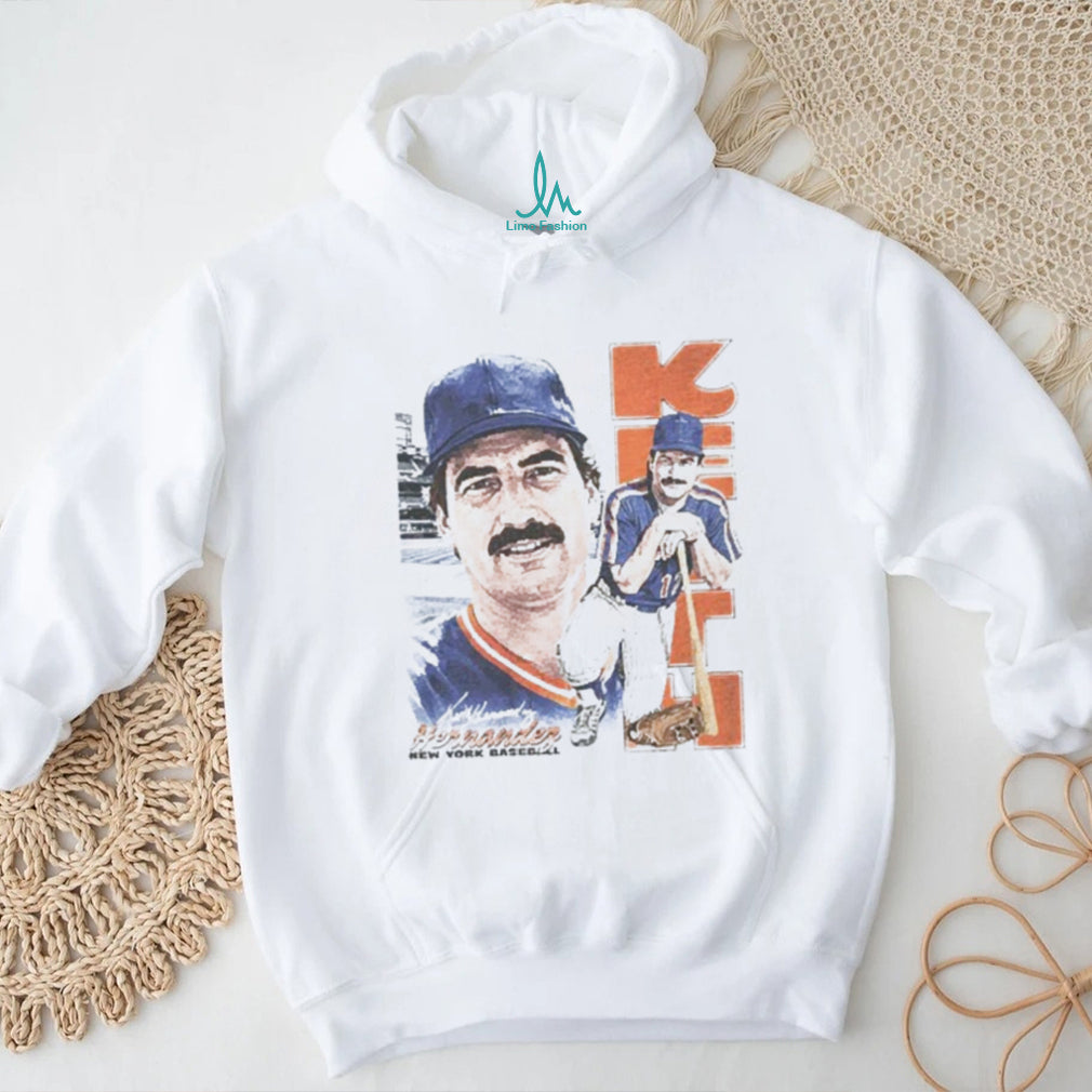 Keith Hernandez New York Baseball Legend Retro Portrait T Shirt
