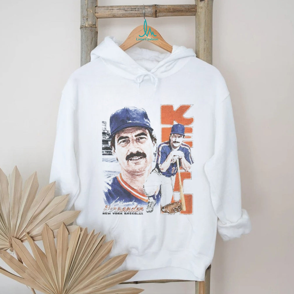 Keith Hernandez New York Baseball Legend Retro Portrait T Shirt