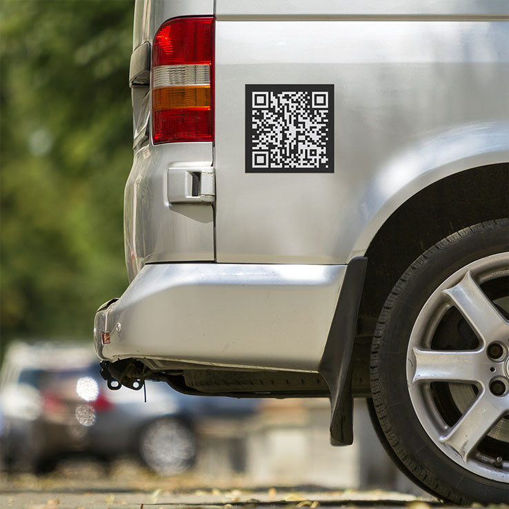 Kendrick Lamar Say Drake QR Code Car Magnet
