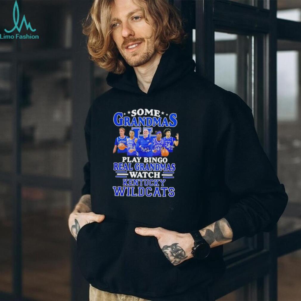 Kentucky Wildcats Basketball “Real Grandmas Watch Kentucky” T Shirt