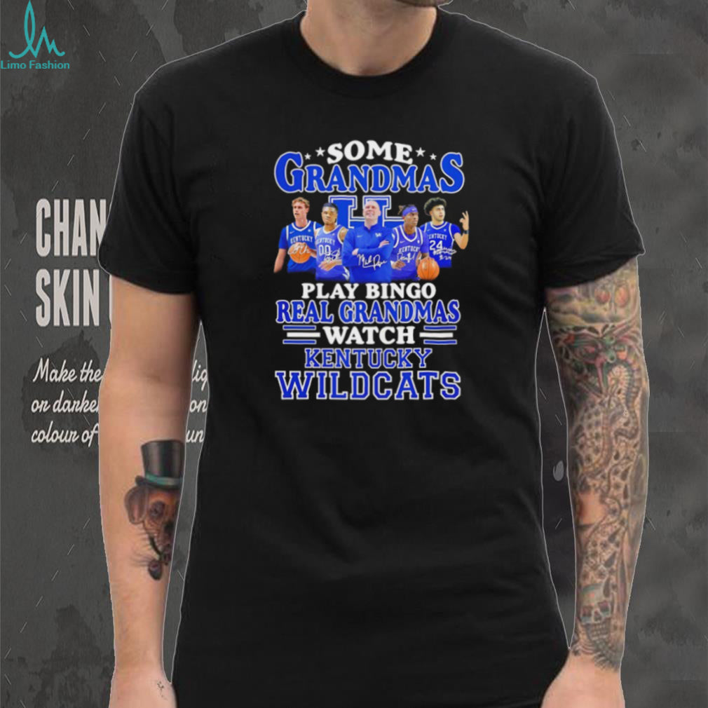 Kentucky Wildcats Basketball “Real Grandmas Watch Kentucky” T Shirt