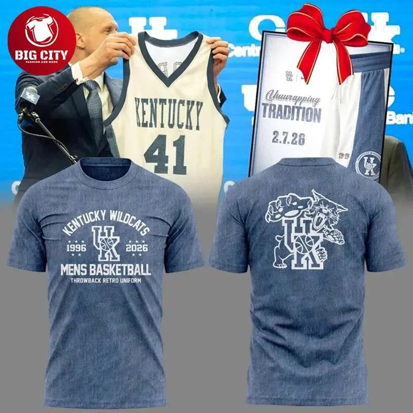 Kentucky Wildcats Mens Basketball 2026 Two Sided Shirt