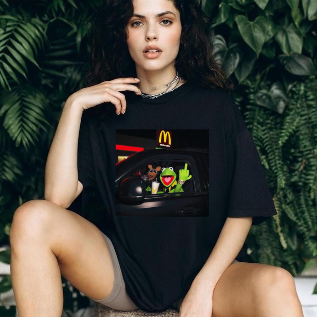 Kermit and Miss Piggy McDonald’s Drive Thru Attitude Graphic T Shirt