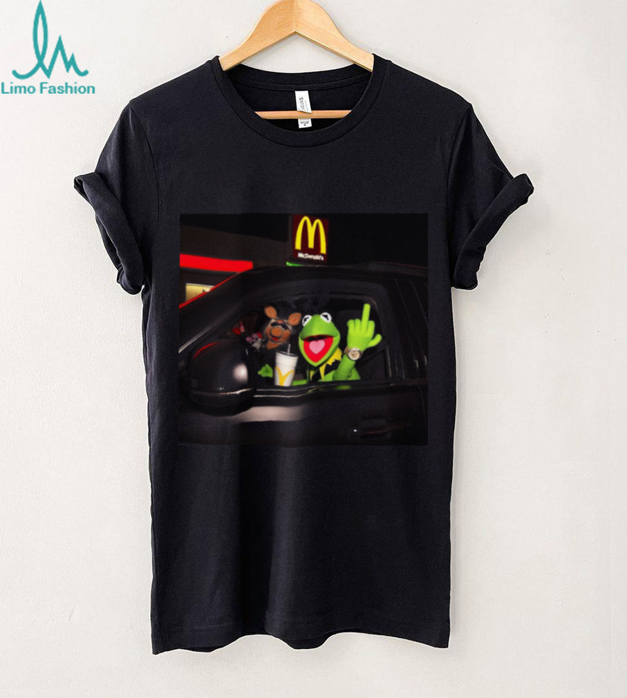 Kermit and Miss Piggy McDonald’s Drive Thru Attitude Graphic T Shirt
