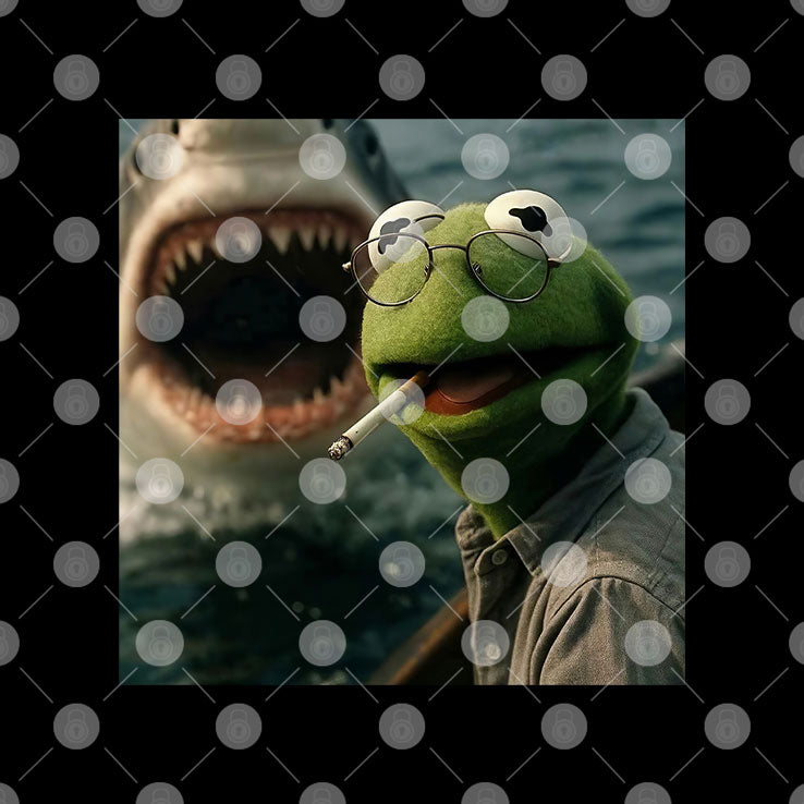 Kermit The Frog Smoking Meme T Shirt