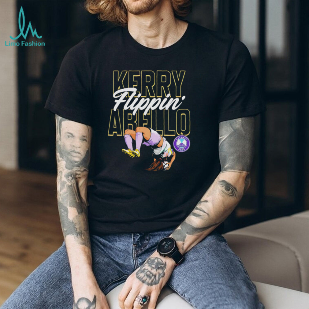 Kerry Flippin Abello Orlando Pride Soccer Star Action Graphic T Shirt
