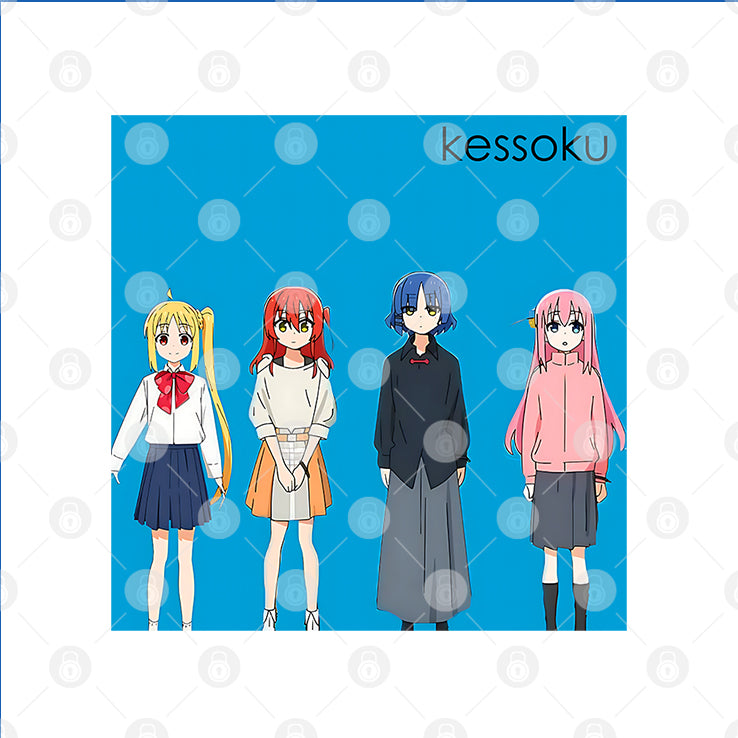 Kessoku Band Bocchi The Rock Anime T Shirt